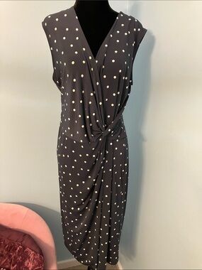 Banana Republic Polka Dot Midi Dress